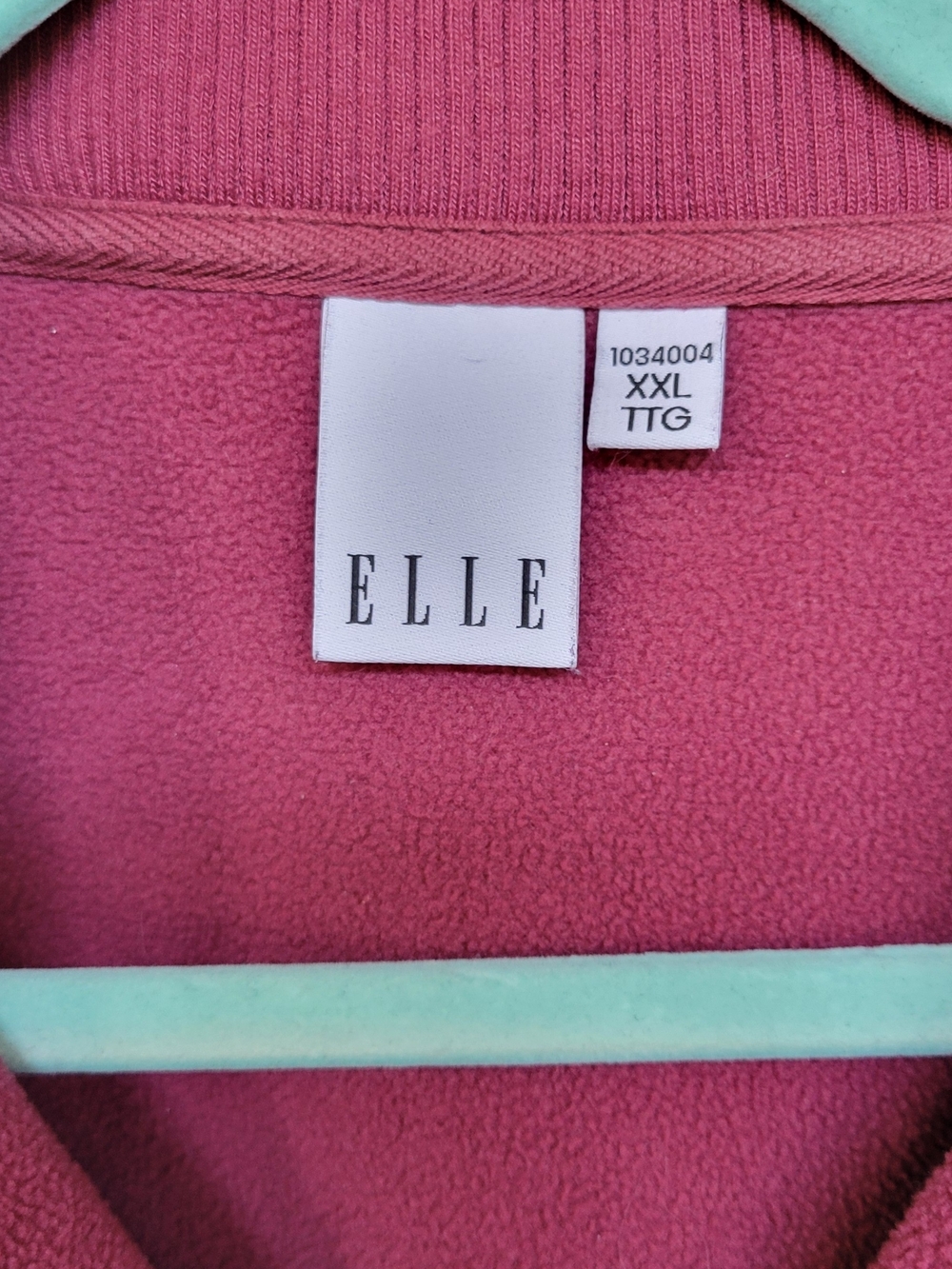 Elle Plush Half-Zip Sherpa Pullover - Roseberry - Picture 5 of 6